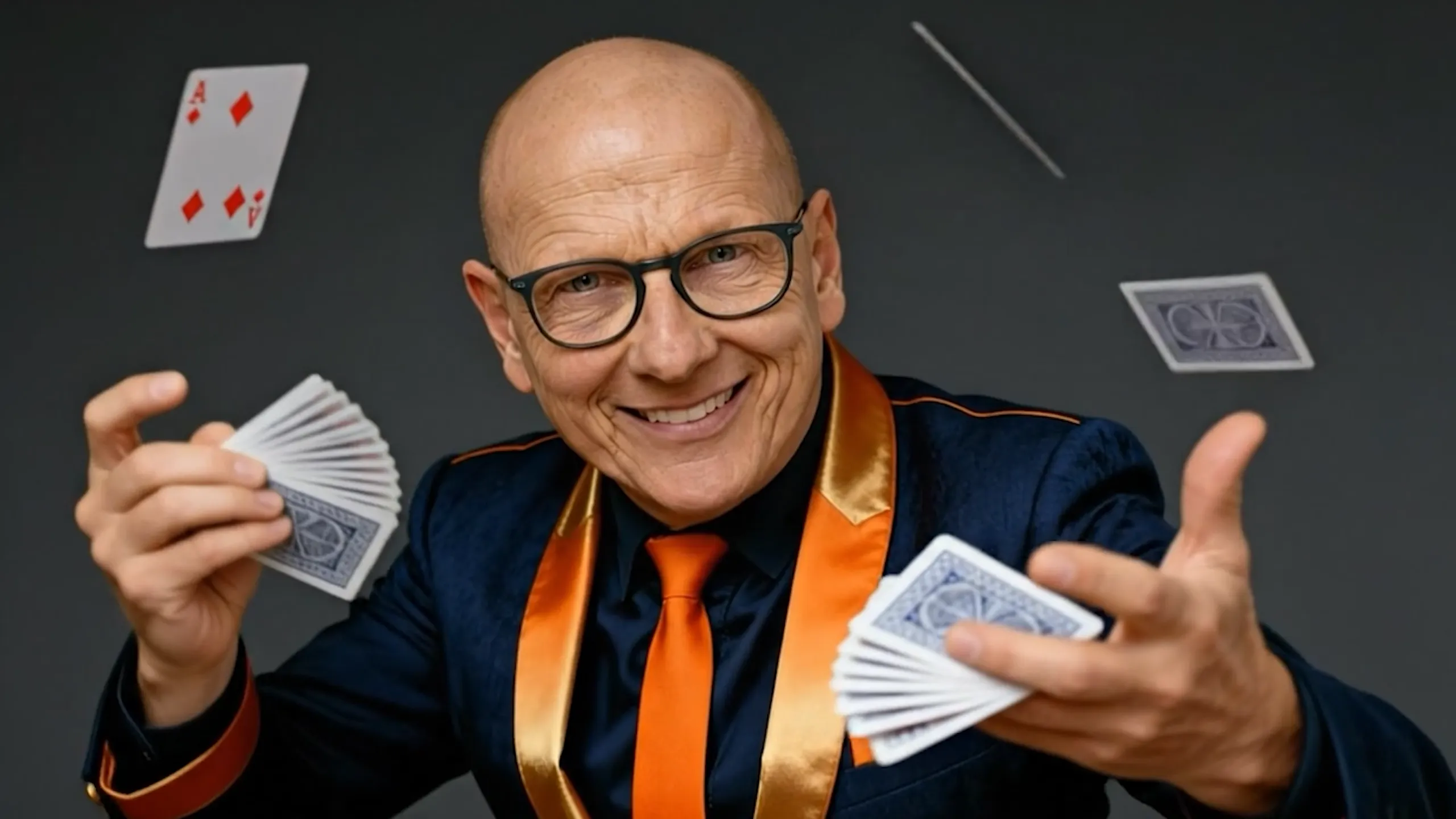 Bernhard Ebner mischt die Karten für das neue Jahr.
